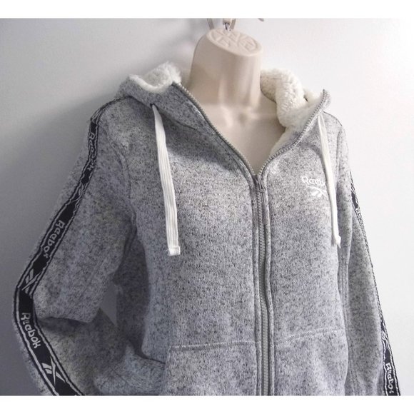 Reebok Taped HOODIE Grey NWT - Picture 9 of 12